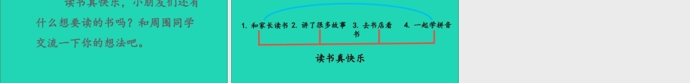 一年级语文上册 识字（一）快乐读书吧：读书真快乐课件 新人教版-新人教版小学一年级上册语文课件