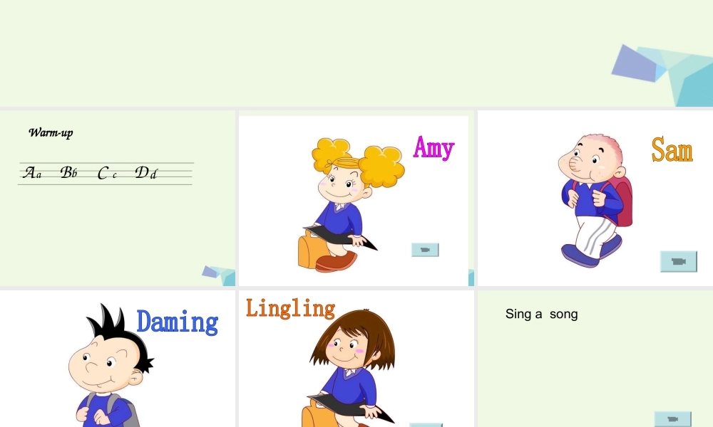 一年级英语上册 Module 1 Unit 1 Hello课件3 外研版（一起）-外研版小学一年级上册英语课件