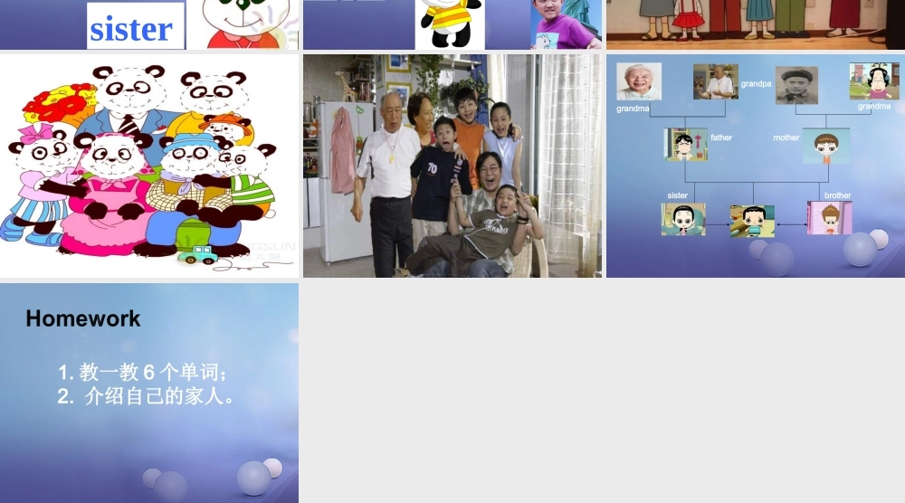 一年级英语上册 Module 10 Unit 1 That is my father课件 外研版（一起）-外研版小学一年级上册英语课件