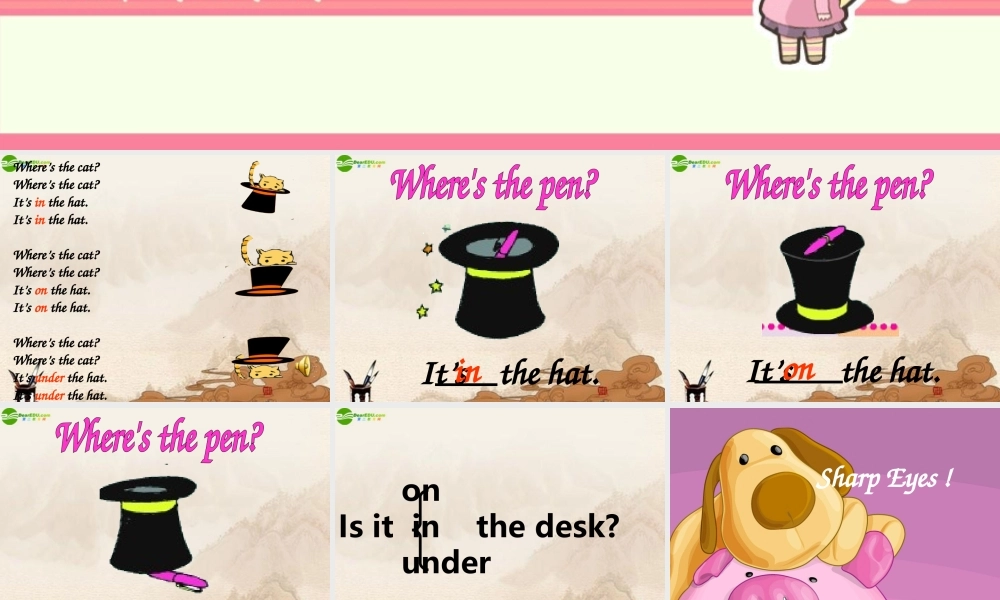 一年级英语上册 Module 10 Unit 1(5)课件 外研版