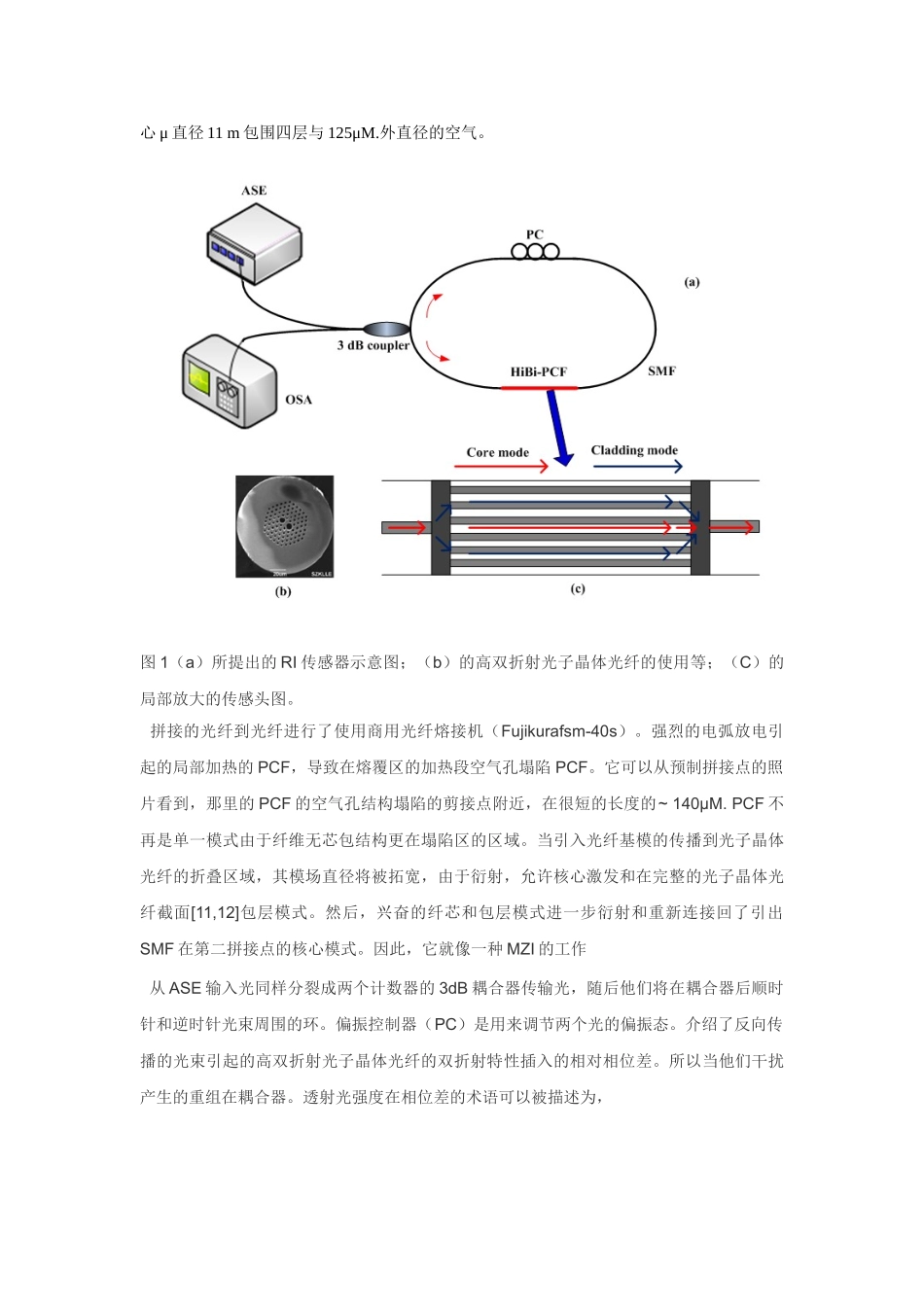 光纤传感器折射率研究分析 电气工程管理专业_第2页