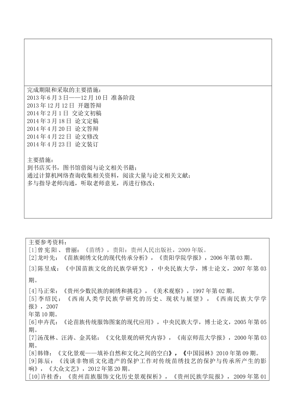 贵州花溪地区苗绣服饰的文化景观与特点分析研究  汉语言文学专业  开题报告_第3页