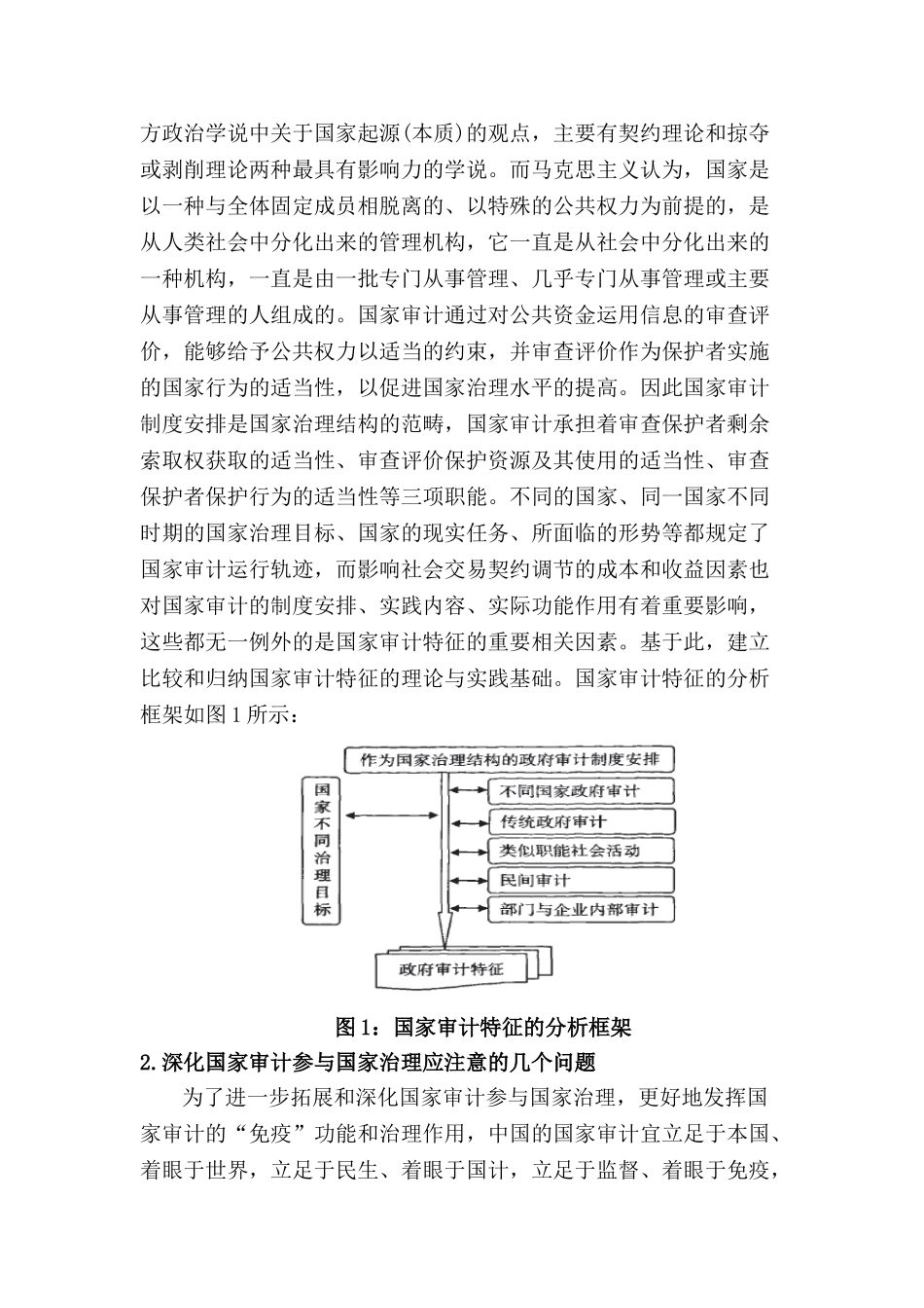 国家审计在走向善治的国家治理中的若干问题分析研究   法学专业_第2页