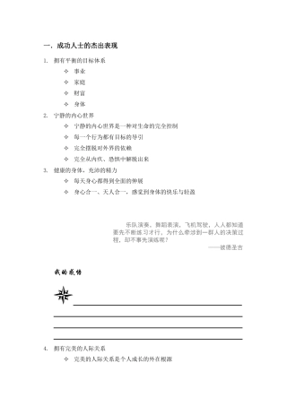 经典管理资料职业经理成功手册