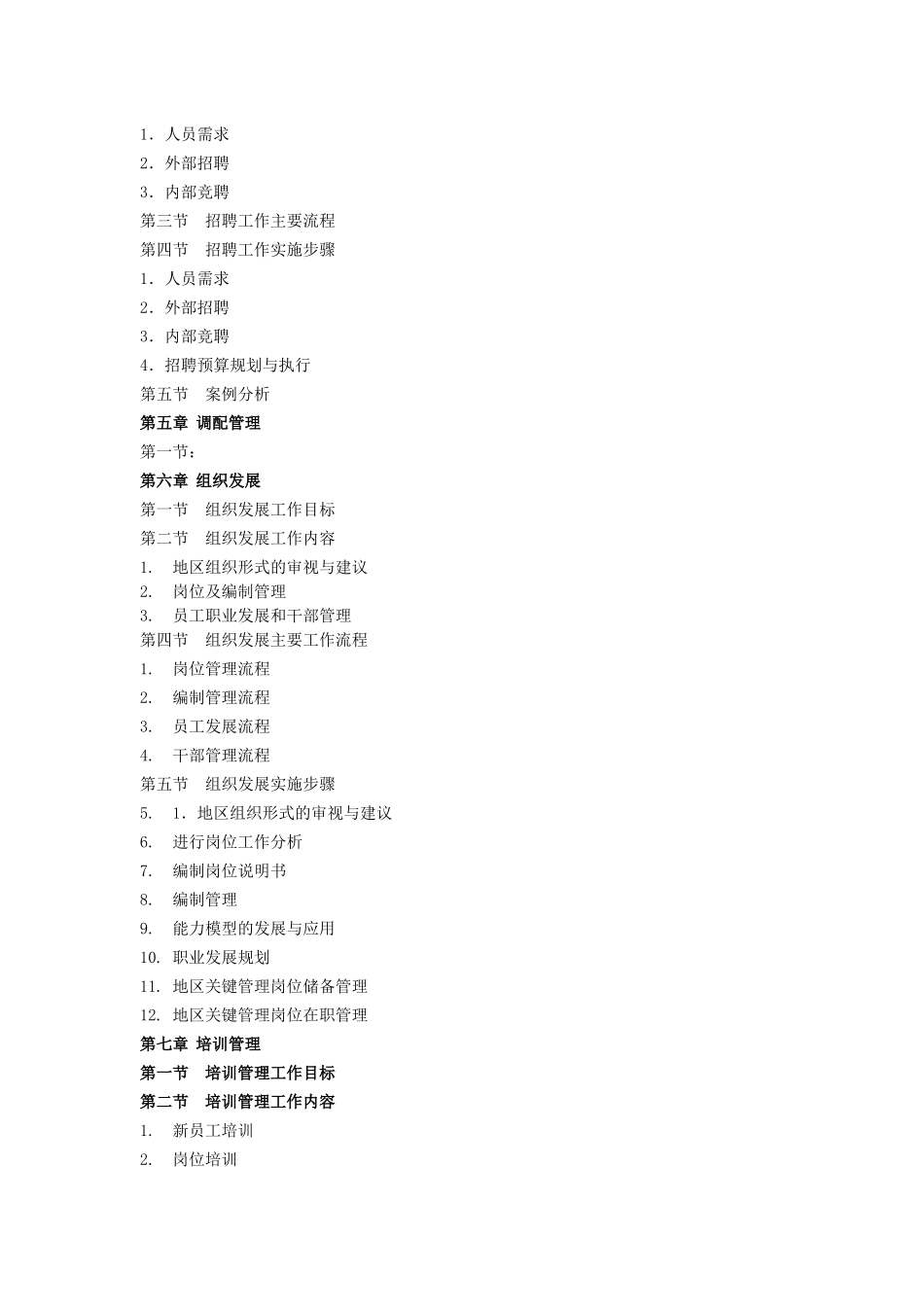 某某集团分公司人力资源工作手册_第2页