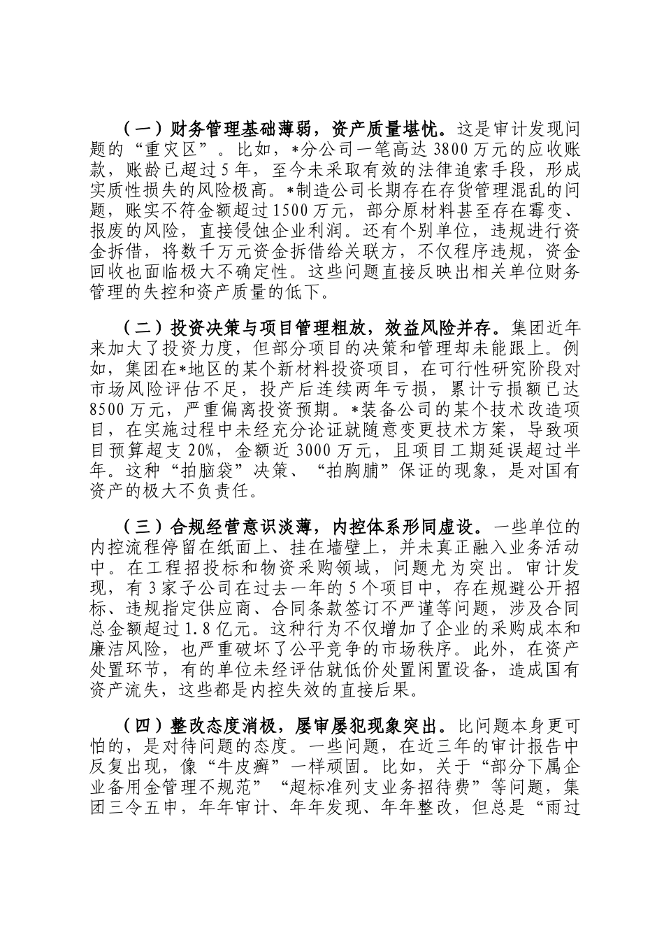 在2025年集团审计整改工作会上的讲话_第3页