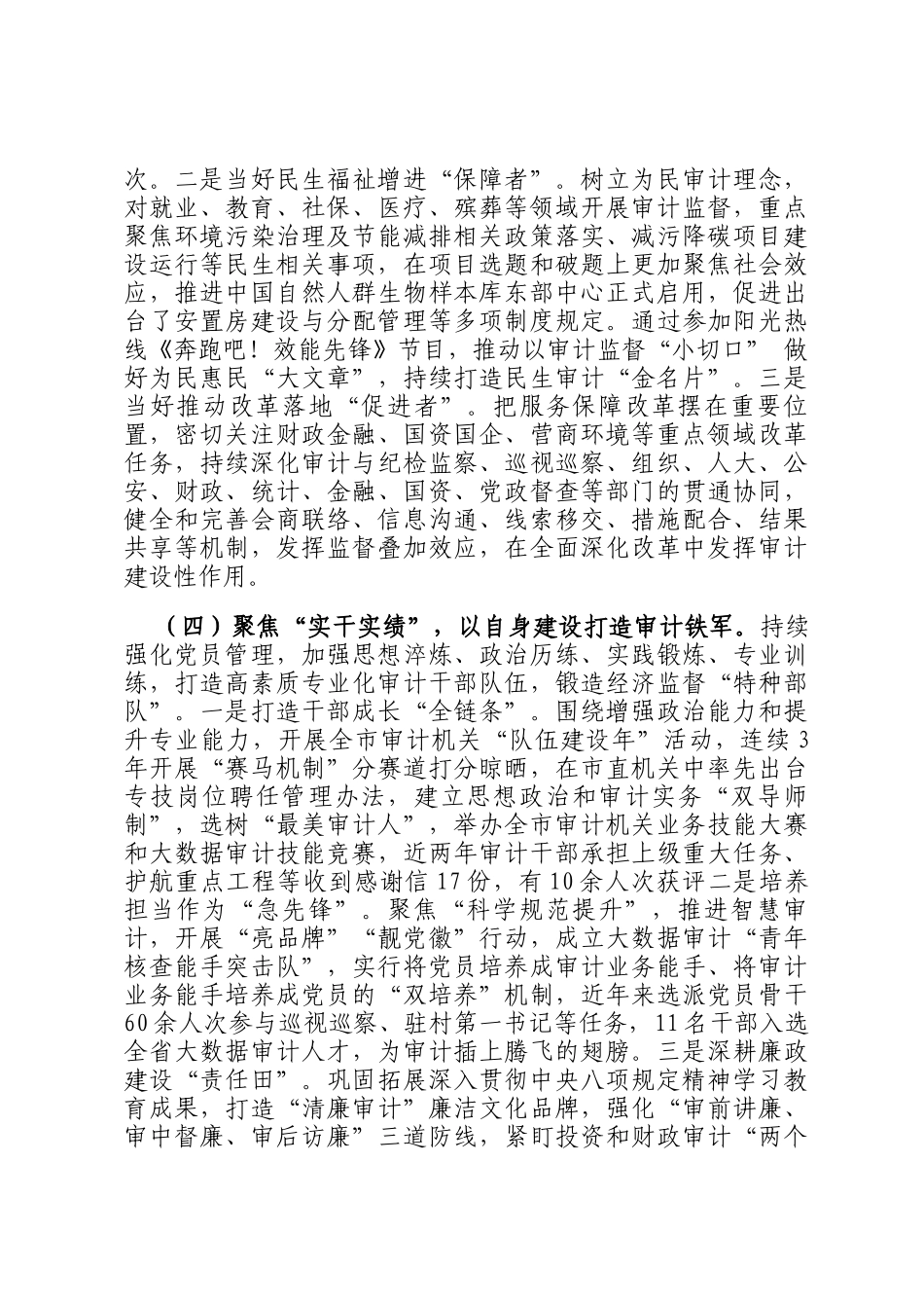 市审计局党组2025年前三季度党建工作总结_第3页