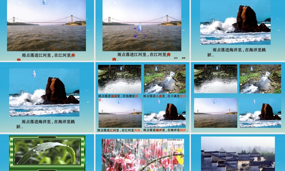 一年级语文下册 2 雨点课件1 苏教版-苏教版小学一年级下册语文课件