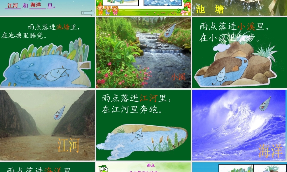 一年级语文下册 2 雨点课件2 苏教版-苏教版小学一年级下册语文课件