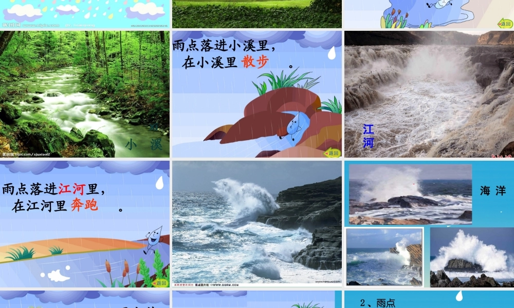 一年级语文下册 2 雨点课件4 苏教版-苏教版小学一年级下册语文课件