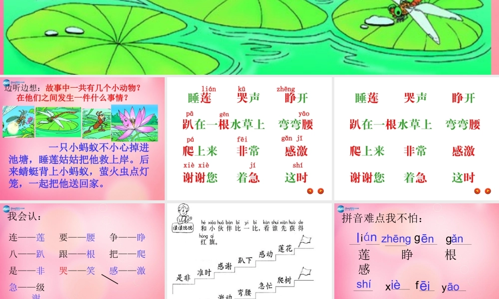 一年级语文下册 15 夏夜多美教学课件 新人教版-新人教版小学一年级下册语文课件