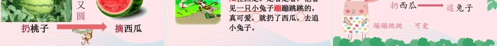 一年级语文下册 课文 5 18《小猴子下山》课堂教学课件 新人教版-新人教版小学一年级下册语文课件