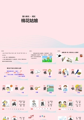 一年级语文下册 课文 6 19《棉花姑娘》教学课件 新人教版-新人教版小学一年级下册语文课件