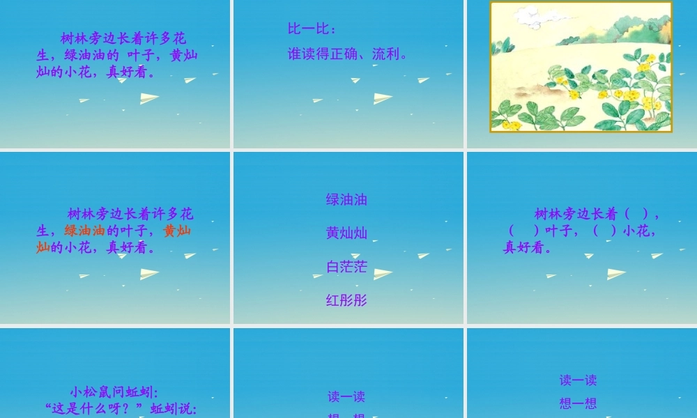一年级语文下册 26 小松鼠找花生果课件 苏教版-苏教版小学一年级下册语文课件