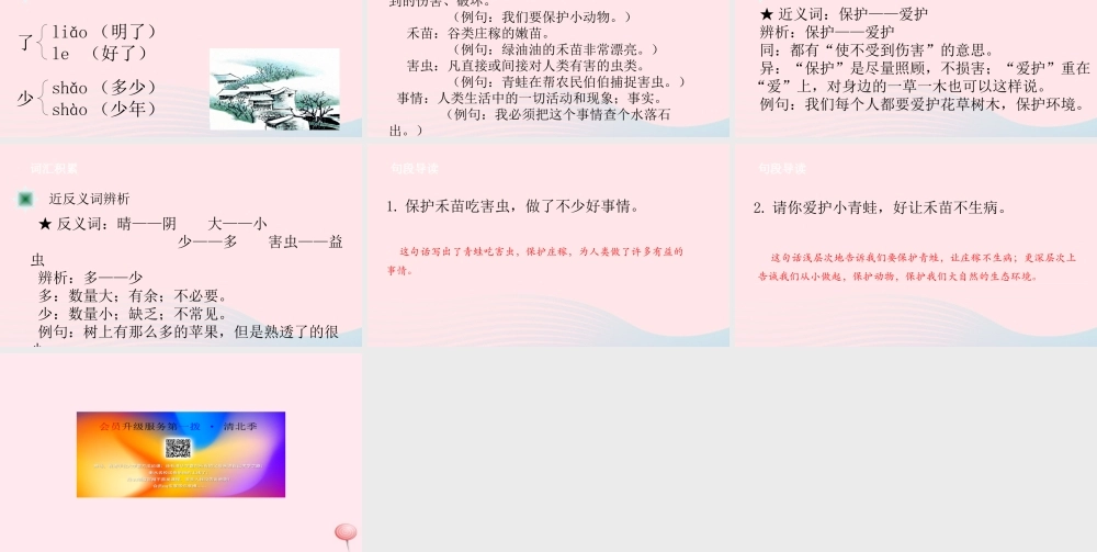 一年级语文下册 第一单元 识字3 小青蛙课件 新人教版-新人教版小学一年级下册语文课件