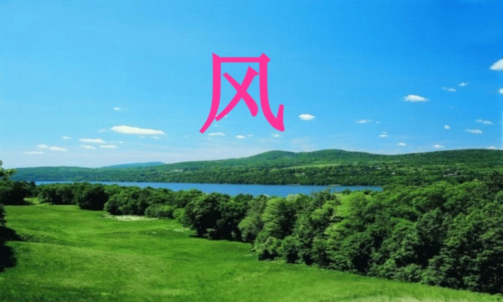 一年级语文下册 第10课《风》课件1 鄂教版-鄂教版小学一年级下册语文课件