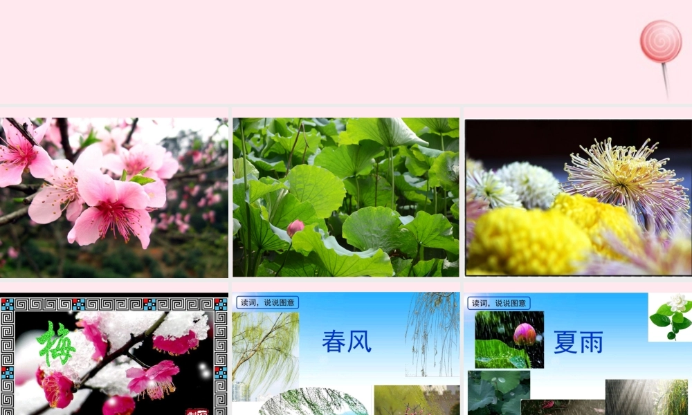 一年级语文下册 识字（一）1 春夏秋冬课件 新人教版-新人教版小学一年级下册语文课件