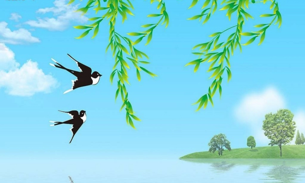 一年级语文下册 课文3《古诗诵读 春游湖》课件3 鄂教版-鄂教版小学一年级下册语文课件