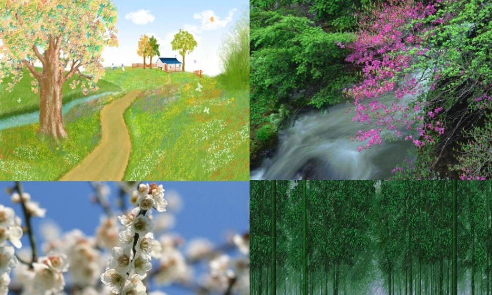 一年级语文下册 口语交际《春雨沙沙》课件 湘教版-湘教版小学一年级下册语文课件