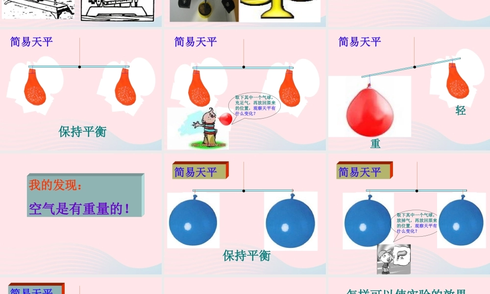 三年级科学上册 4.7《空气有重量吗》课件（4） 教科版-教科版小学三年级上册自然科学课件