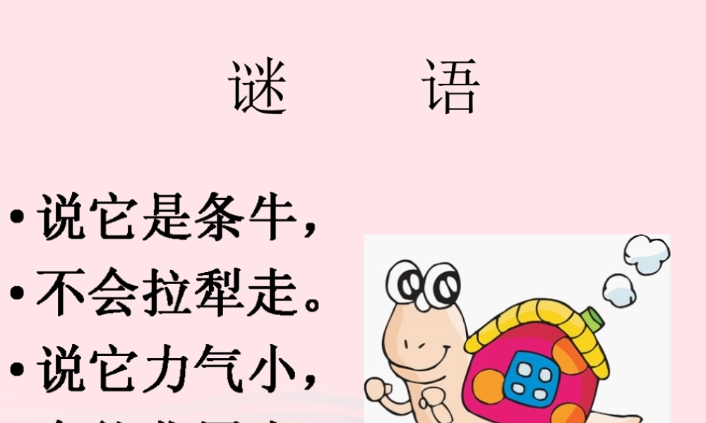 三年级科学上册 2.2《蜗牛一》课件（4） 教科版-教科版小学三年级上册自然科学课件