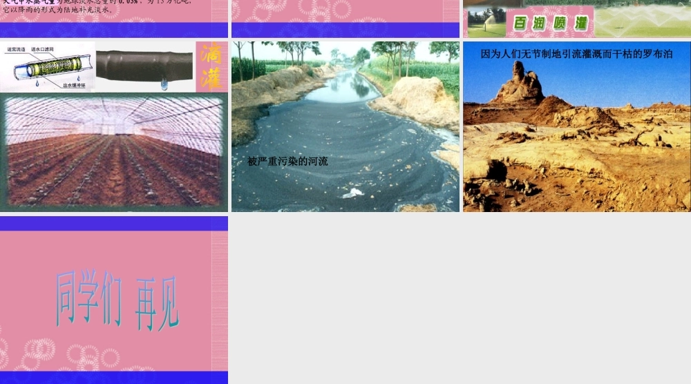 三年级科学下册 保护水资源 5课件 首师大版