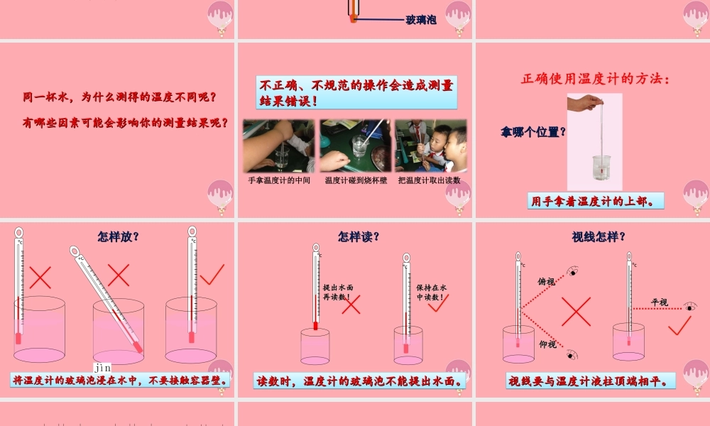 三年级科学上册 2.3 哪杯水更热课件2 青岛版五四制-青岛版小学三年级上册自然科学课件