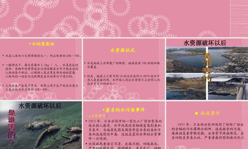 三年级科学下册 保护水资源 7课件 首师大版