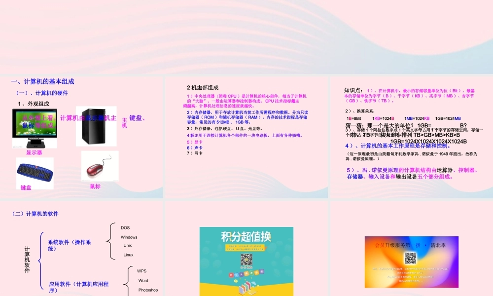 三年级信息技术 第3课《认识计算机系统》课件 苏科版-苏科版小学三年级全册信息技术课件