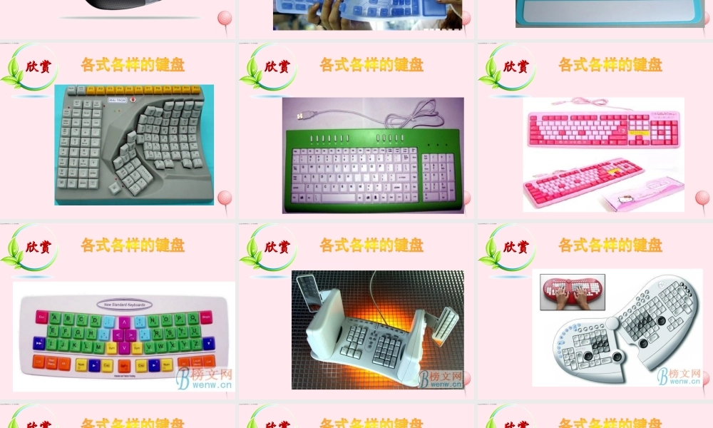 三年级信息技术 第6课《认识键盘》课件2 苏科版-苏科版小学三年级全册信息技术课件