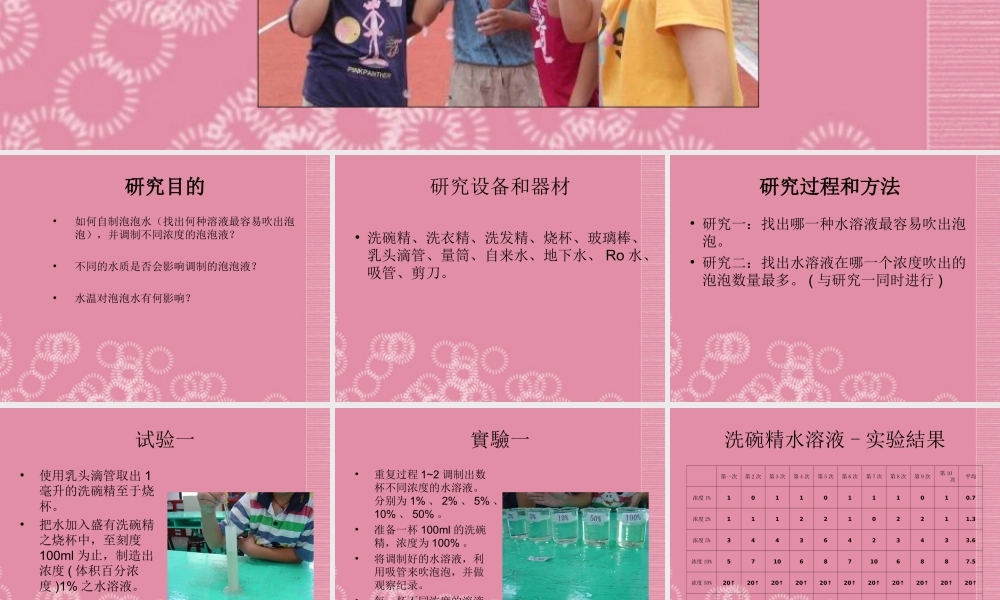 三年级科学下册 吹泡泡 1课件 首师大版