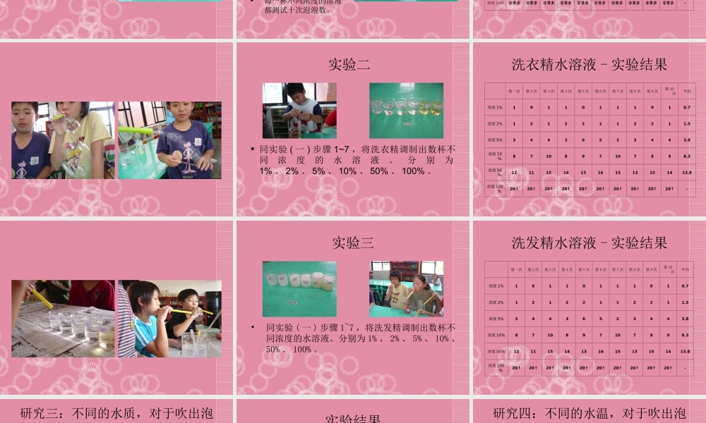 三年级科学下册 吹泡泡 1课件 首师大版