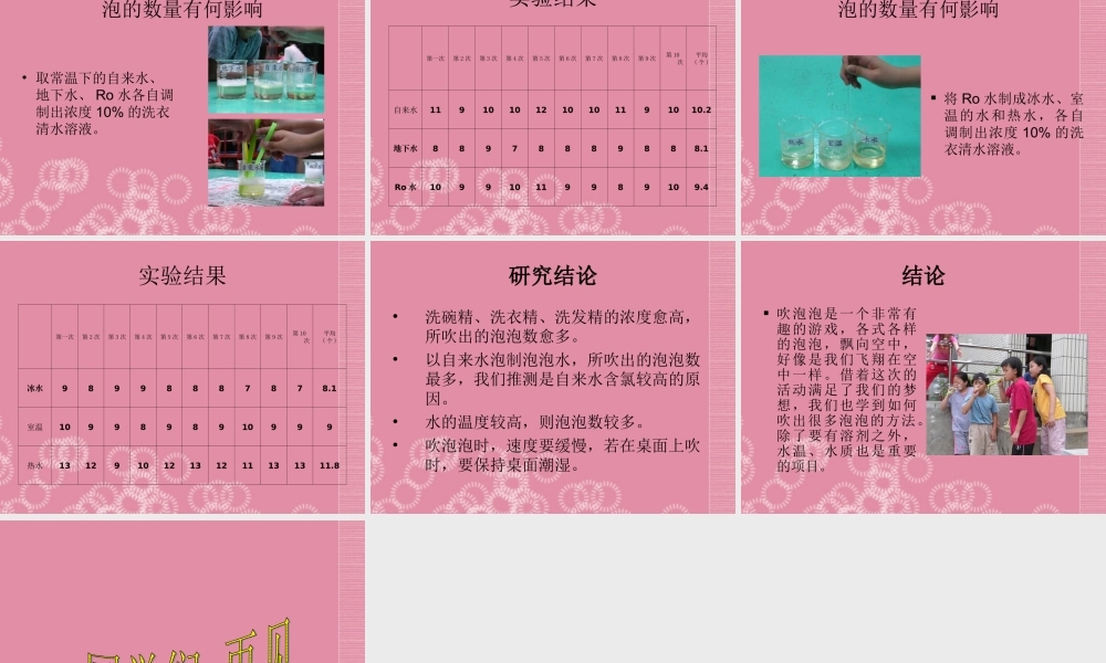 三年级科学下册 吹泡泡 1课件 首师大版