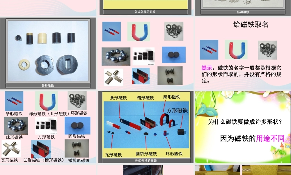 三年级科学下册 磁铁 1 我们知道的磁铁课件3 教科版-教科版小学三年级下册自然科学课件