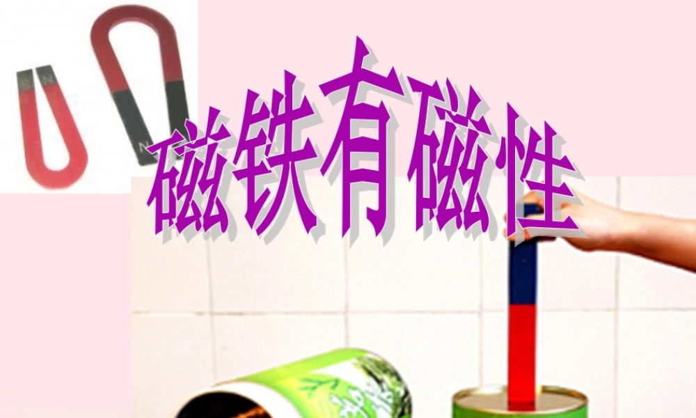 三年级科学下册 磁铁 2 磁铁有磁性课件1 教科版-教科版小学三年级下册自然科学课件