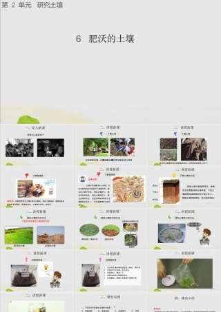 三年级科学上册 第二单元 研究土壤 6 肥沃的土壤课件（新版）苏教版-（新版）苏教版小学三年级上册自然科学课件