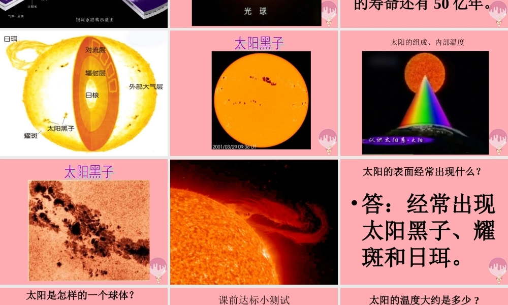 三年级科学上册 3.1 认识太阳课件1 青岛版五四制-青岛版小学三年级上册自然科学课件