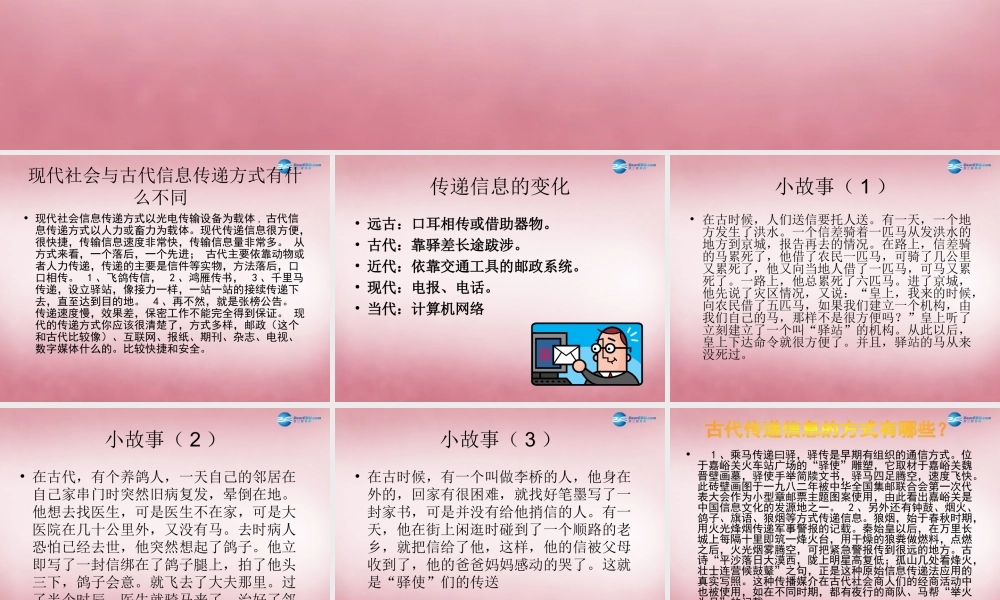 三年级信息技术上册 第1课 走进信息世界课件2 辽师大版（三起）