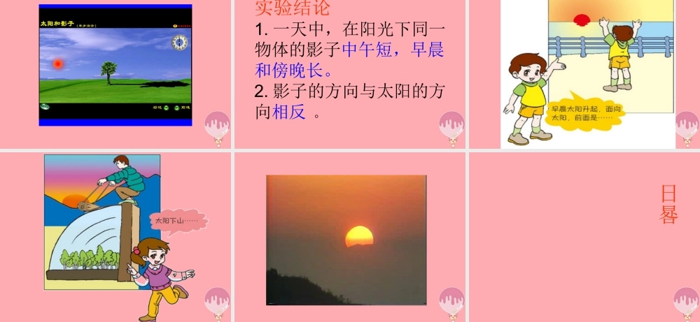 三年级科学上册 3.2 太阳和影子课件1 青岛版五四制-青岛版小学三年级上册自然科学课件