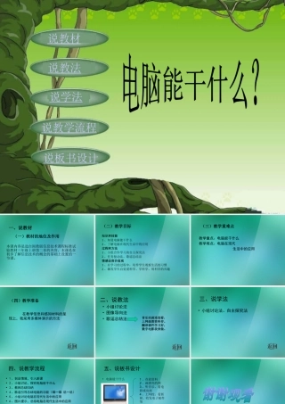 三年级信息技术上册 第2课 电脑能干什么 2课件 闽教版