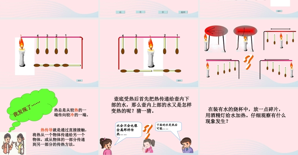 三年级科学上册 第二单元 饮用水 第12课《水是怎样变热》课件（1） 鄂教版-鄂教版小学三年级上册自然科学课件