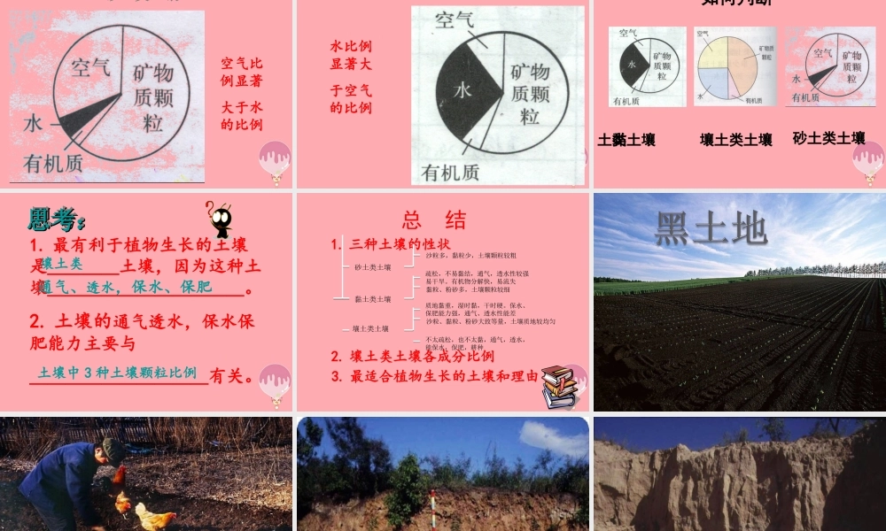 三年级科学上册 3.2 土壤的种类课件3 湘教版-湘教版小学三年级上册自然科学课件