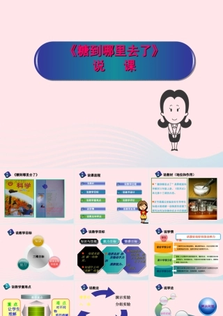 三年级科学上册 第二单元 饮用水 第13课《糖到哪里去了》课件（3） 鄂教版-鄂教版小学三年级上册自然科学课件
