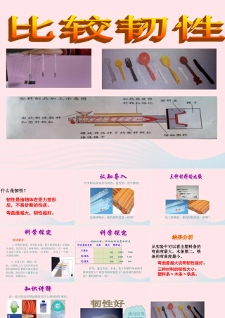 三年级科学上册 3.3《比较柔韧性》课件（3） 教科版-教科版小学三年级上册自然科学课件
