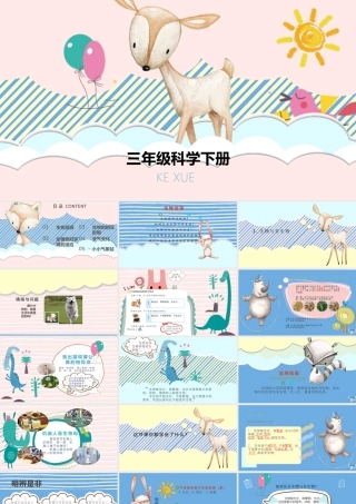 三年级科学下册 第1单元 生物资源 1.1 生物与非生物课件 冀人版-人教版小学三年级下册自然科学课件