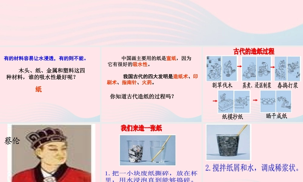 三年级科学上册 3.4《它们吸水吗》课件（4） 教科版-教科版小学三年级上册自然科学课件