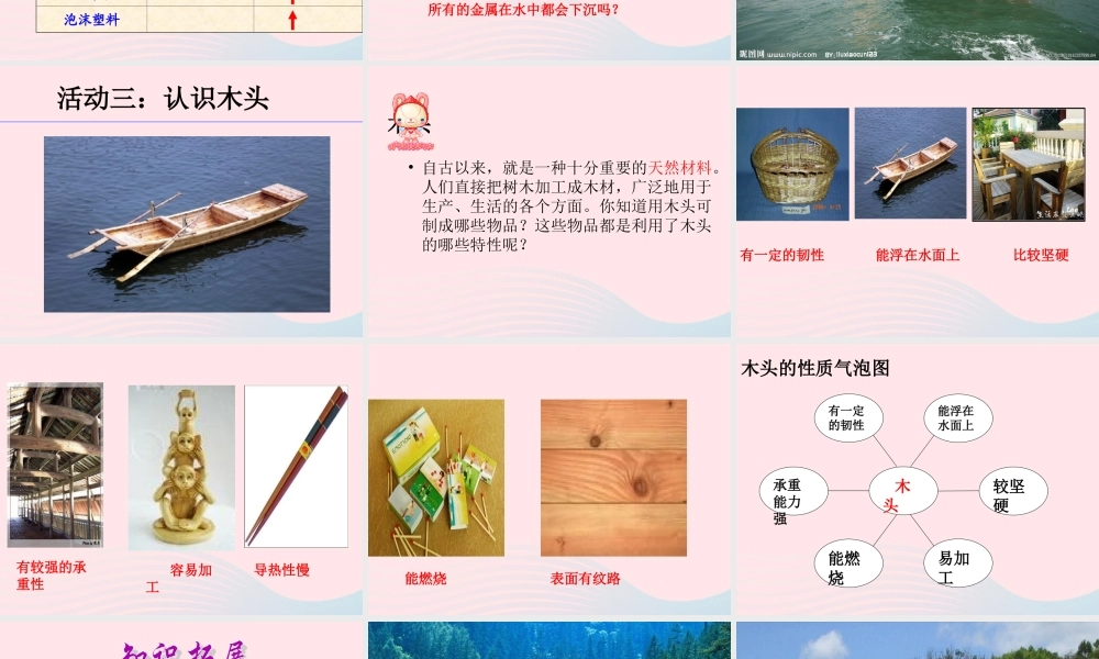 三年级科学上册 3.5《材料在水中的沉浮》课件（1） 教科版-教科版小学三年级上册自然科学课件