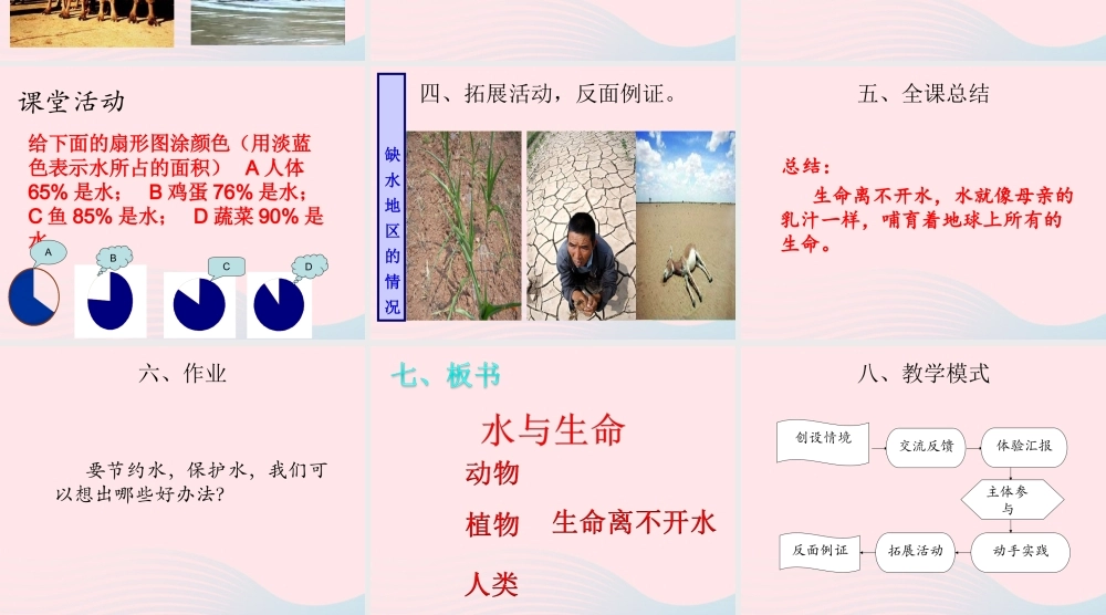 三年级科学上册 第8课《水与生命》课件（3） 冀教版-冀教版小学三年级上册自然科学课件