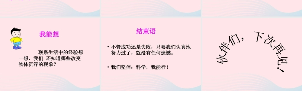 三年级科学上册 第9课《浮与沉》课件（3） 冀教版-冀教版小学三年级上册自然科学课件