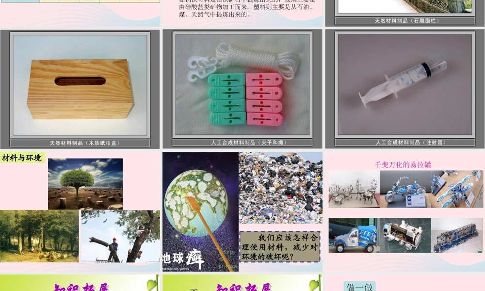 三年级科学上册 3.7《给身边的材料分类》课件（1） 教科版-教科版小学三年级上册自然科学课件